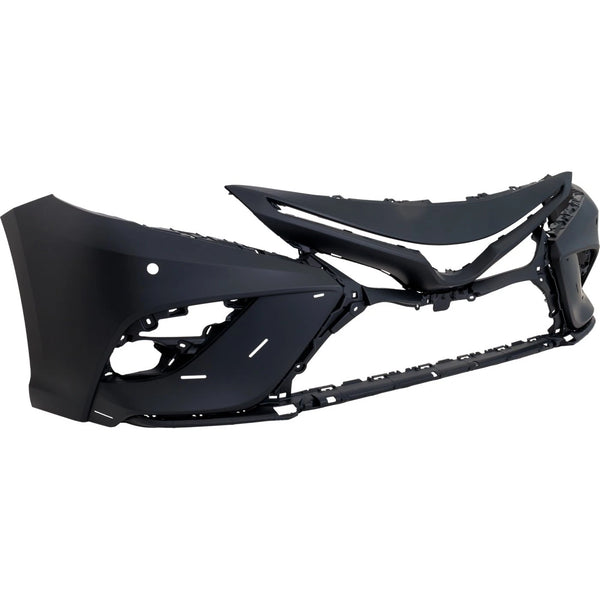 2021-2024 TOYOTA CAMRY ; Front Bumper Cover ; Hybrid; XSE; w/F Cam; w/Park Sensor; -- Manufacturer Part #: 521190X955 / Partslink #: TO1000472